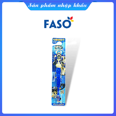 Bàn chải đánh răng trẻ em Hàn Quốc Tobot xanh dương